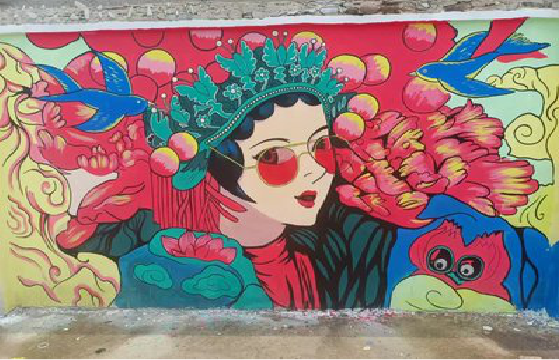 正安墙体彩绘-网红墙