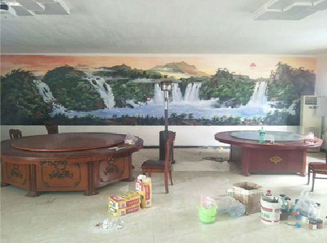 正安墙绘-写实风景