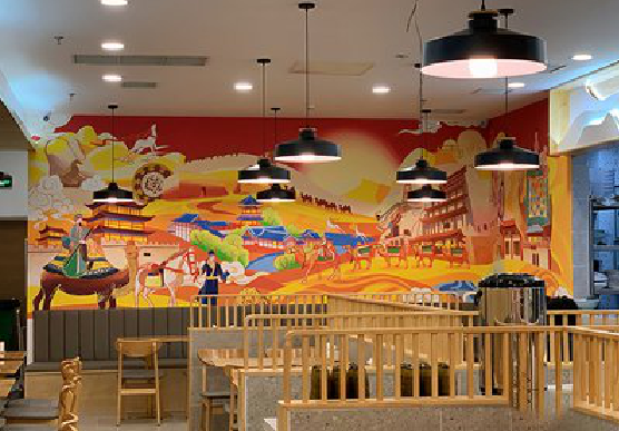 正安商业空间彩绘介绍。