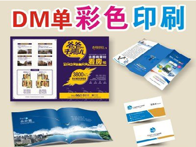 正安单页印刷，色彩搭配简单。