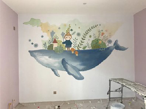 正安手绘墙的特点及优势。