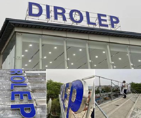 正安楼顶发光字安装的注意事项。